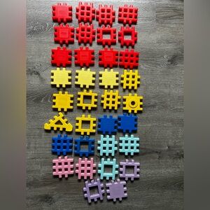 Vintage Little Tikes Waffle Blocks